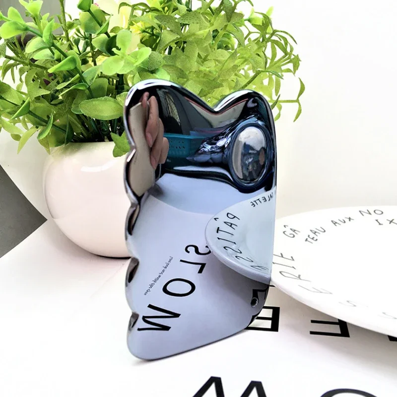 Terahertz Energy Stone Meridian Scraping Board Acupuncture Point Massager Face Eye Slimming Beauty Care Guasha Massage Tool