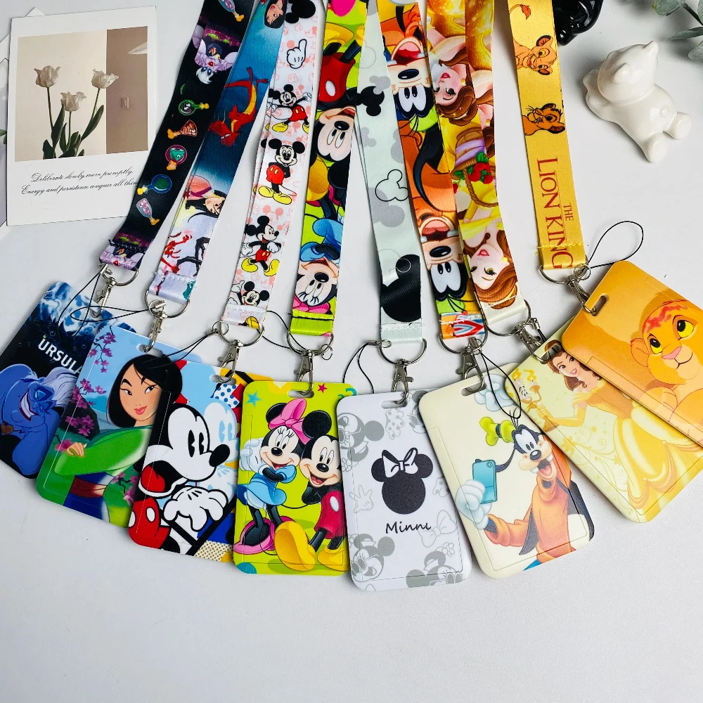 Cartoon Business Card Holder Cute Credit Card Holders Bank ID Holders Badge Child Bus Card Cover Case Wallets Student Supplies