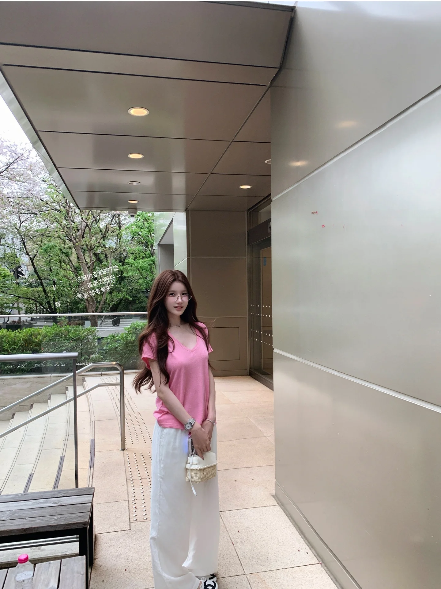 

Bigking Linen Cool Feeling Casual Wide Leg Pants Drawstring Straight Legged Comfortable Women's Summer Fashion