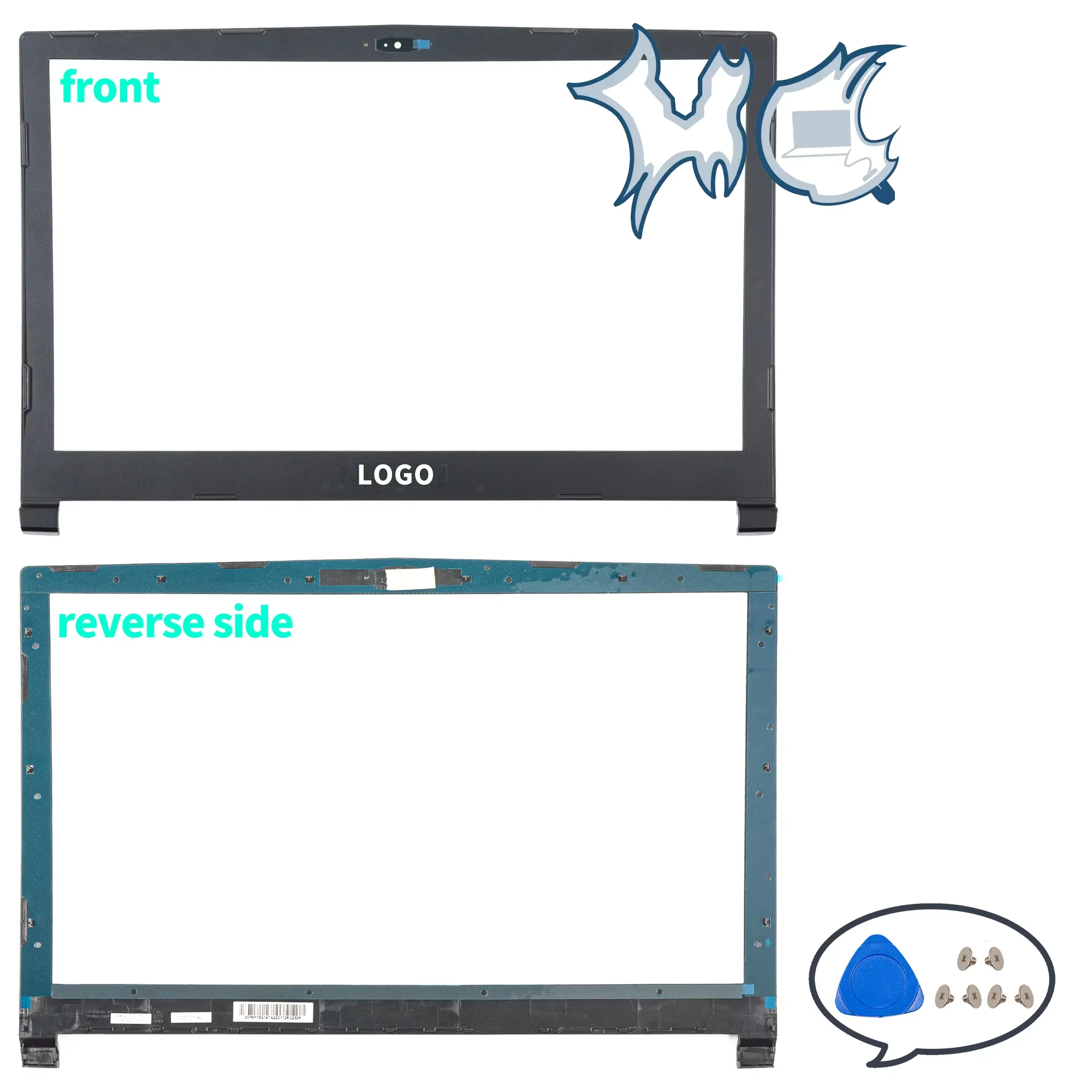 Nuevo para GE63 GE63VR-7RT-7RE MS-16P1 MS-16P5 GP63 LCD contraportada/bisel frontal LCD/cubierta superior reposamanos/inferior/bisagras