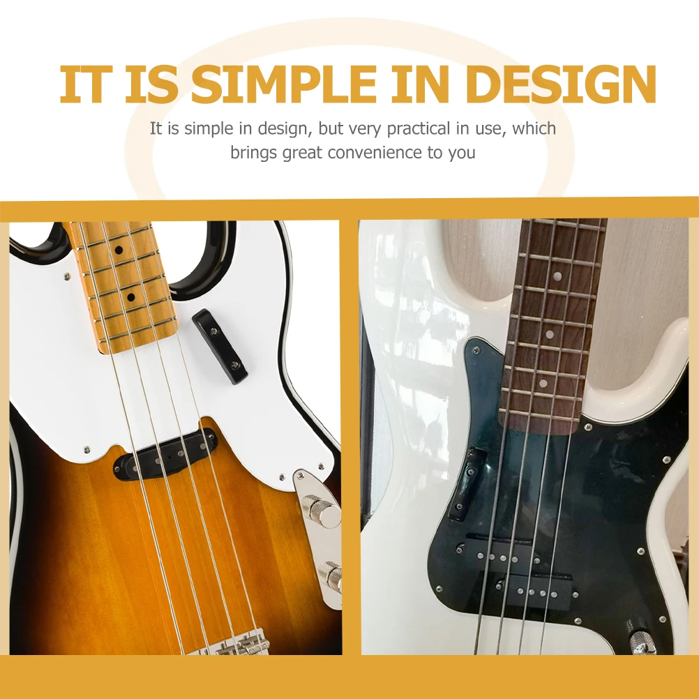 

2Sets Bass Thumb Rest Plastic Guitar Finger Rest for Instrument Protection and Hand Comfort, Thumbrest for Bass Guitar