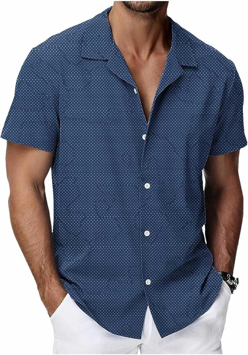 

2026 Summer Men's Shirts 3D Printed Plants Graphic Shirts Hawaiian Casual Shirts Button Up Shirts Short Sleeve Vacation Blouse