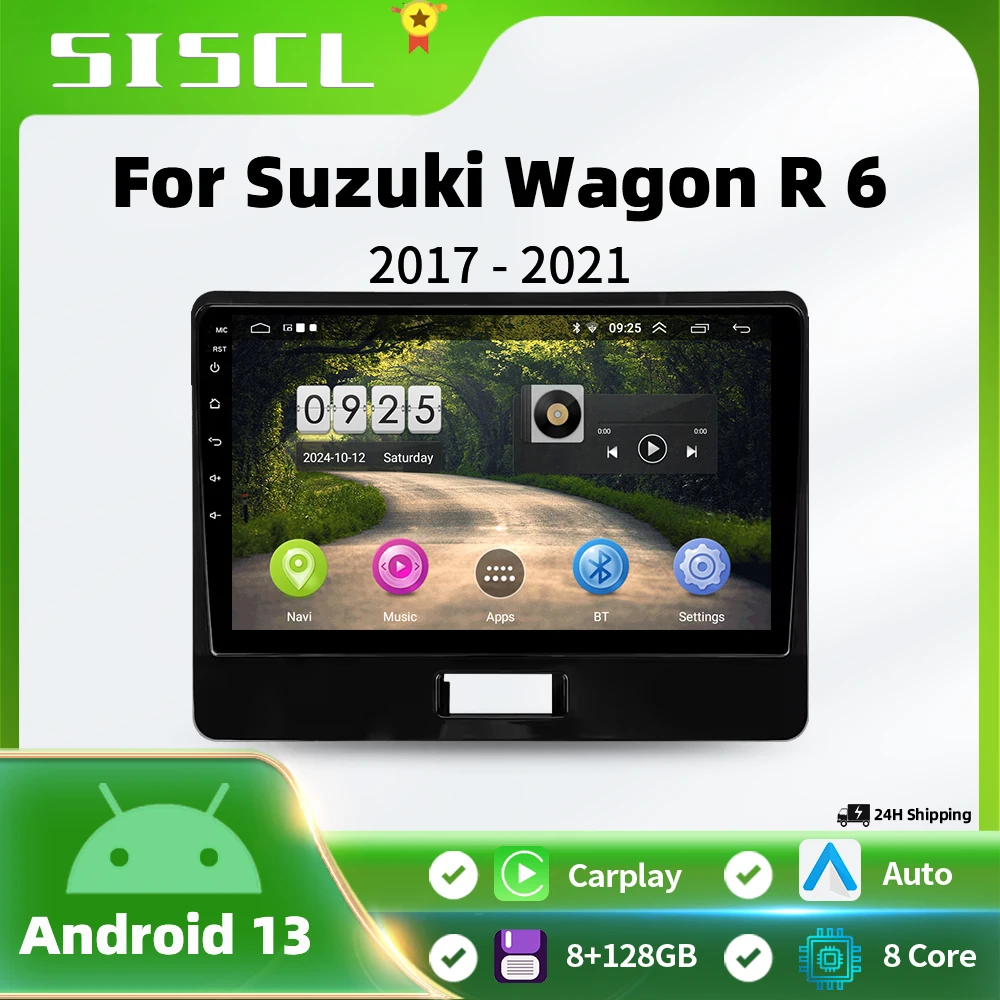 

Car Android For Suzuki Wagon R 6 VI 2017 - 2021 Auto Radio Multimedia GPS No 2din Navigation Monitor Video Screen WIFI Cam Dash