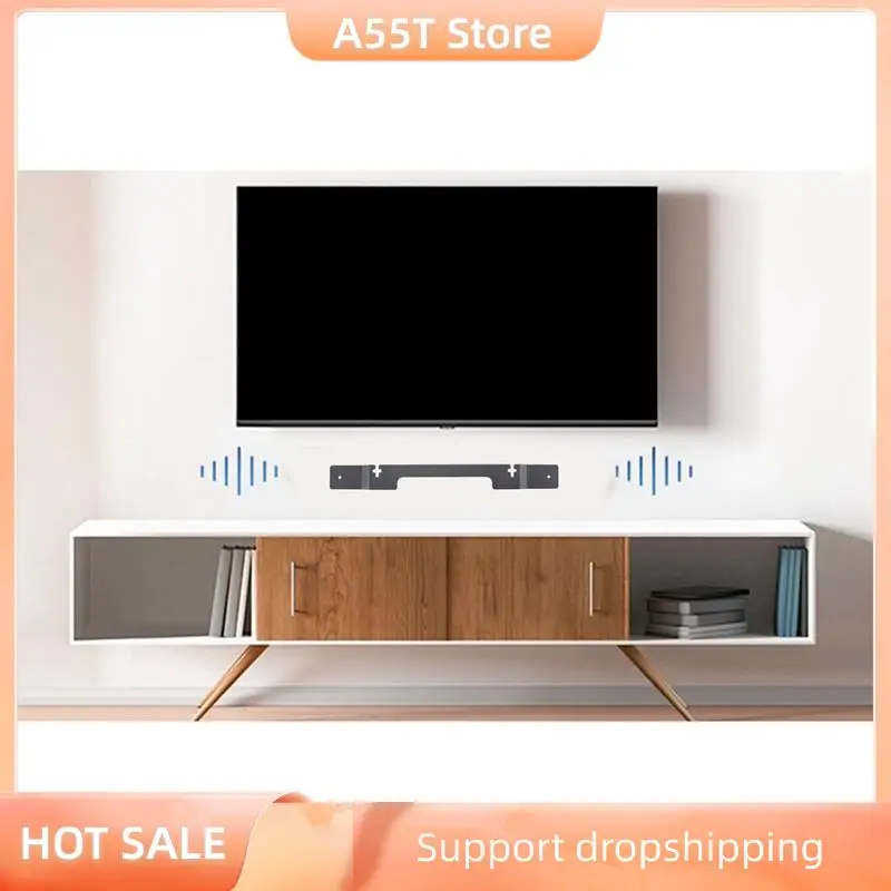 A55T 2X شريط الصوت جدار جبل قوس حامل مكبر الصوت ل Sonos راي مكبرات الصوت العائمة نمط تصاعد قوس جبل جدار تحت التلفزيون