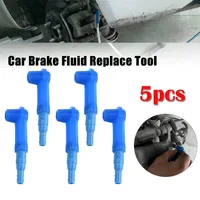 5pcs Car Brake Fluid Oil Replacement Tool Clutch Oil Exchange Pump Oil Brake Kit Tool Empty Drained Oil Bleeder Car Repair