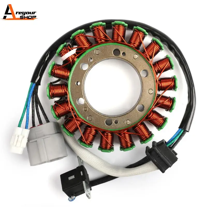 Areyourshop Motorcycle Generator Stator For Suzuki LTA400 LTF400 KingQuad 400 2WD 4WD 2008-2017 32101-27H00 32101-27H10 Motor