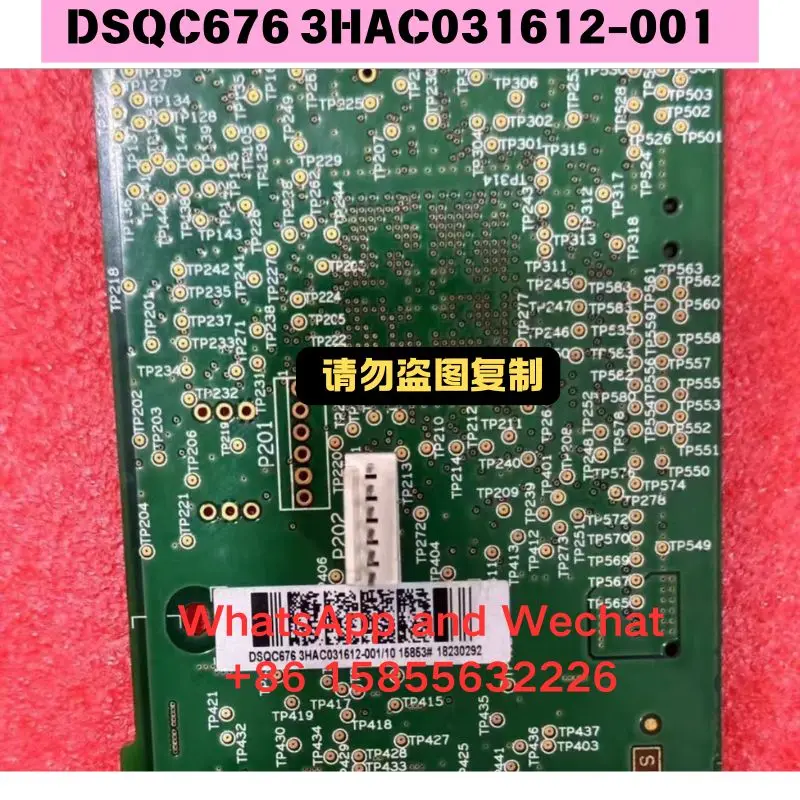 

Used DSQC676 3HAC031612-001 Control board Functional test OK Quick delivery