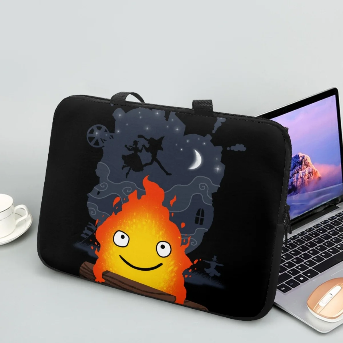 

Little Fire Man Handbag Computer Case Cover Packs Cartoon Portable Tablet Bags Quality Laptop Bags Travel Universal Bolso Mujer