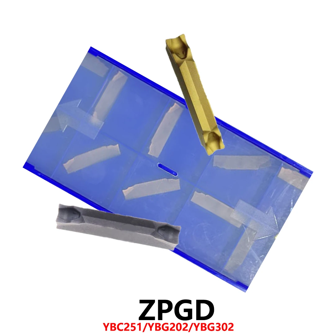 

Original Baldes Grooving Lathe Turning Tools Carbide Inserts ZPGD 0402 ZPGD0402 MG YBC251 YBG202 CNC Cutter For Metal 10pcs/box