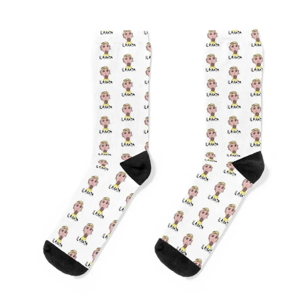 

Marco Pantani Il Pirata Socks Children's hip hop cool Novelties Girl'S Socks Men's