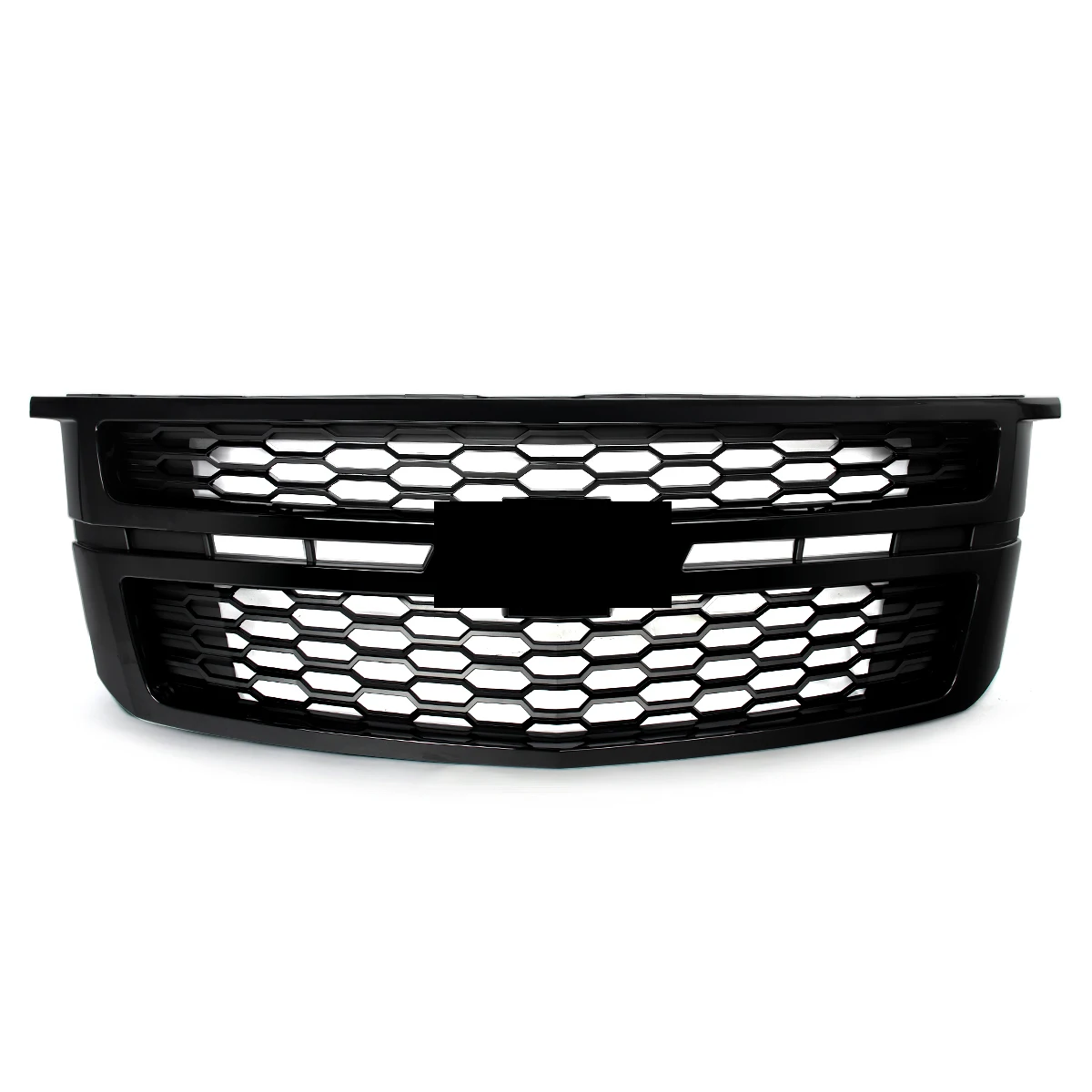 Front Grille Modified Grill For Chevrolet Tahoe 2015-2020 Front Bumper Grille Upper Hood Grills Radiator Mesh Grill Glossy Black