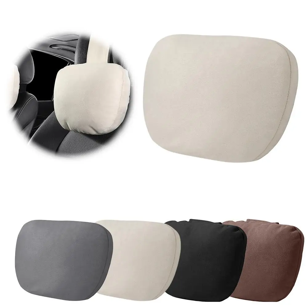 カーシート腰枕ユニバーサル調節可能なメモリ疲労シートインテリアヘッドレストサポートネックコットン車の自動車リリーフアクセN9R7
