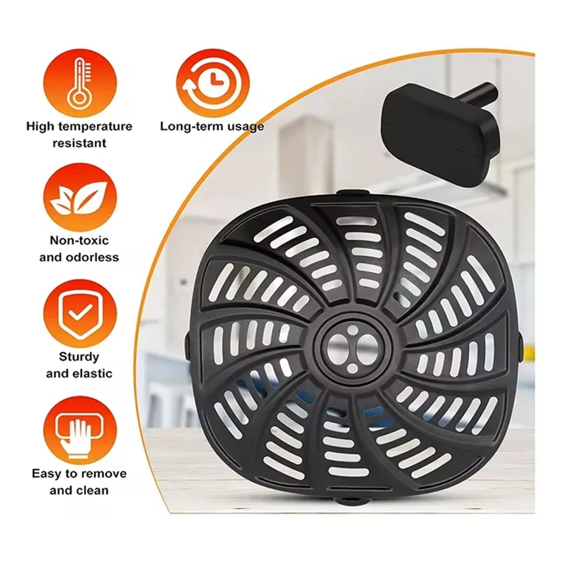 B06B-Air Fryer Rubber Feet For GAF856 GAF566 Air Fryer Oven Etc, 12PCS Silicone Air Fryer Replacement Accessories Tabs