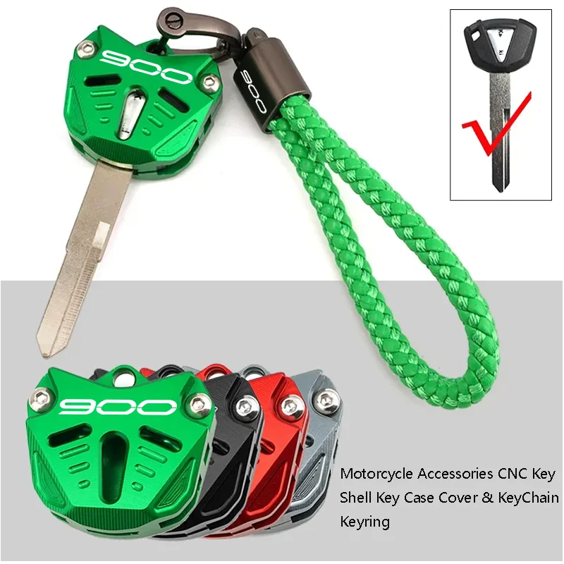 

For kawasaki Z900 Z 900 Z900SE Z 900SE 2017-2023 2024 KeyChain Keyring Z Accessories Motorcycle CNC Key Shell Key Case Cover