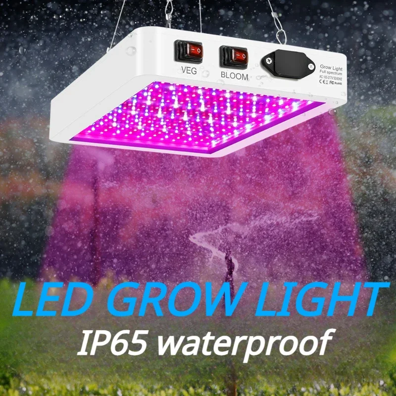 

Newest 4000/5000W Full Spectrum LED Growing Light IP65 Plant Bulbs Hydroponic Lamp Greenhouse Lamps Flower Growth Lighting Box