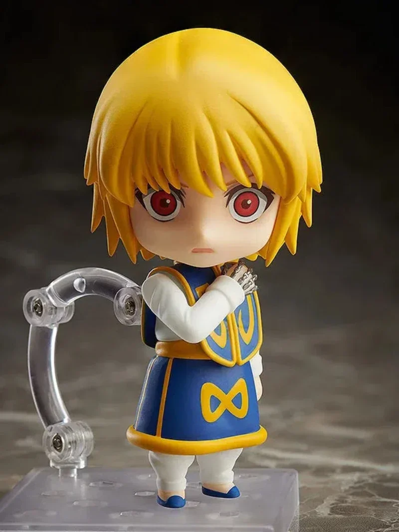 New 10CM Anime HUNTER HUNTER Kurapika Q Version kawaii Joint replaceable Action Figures PVC Model Statue Desk Decor Toy Gifts