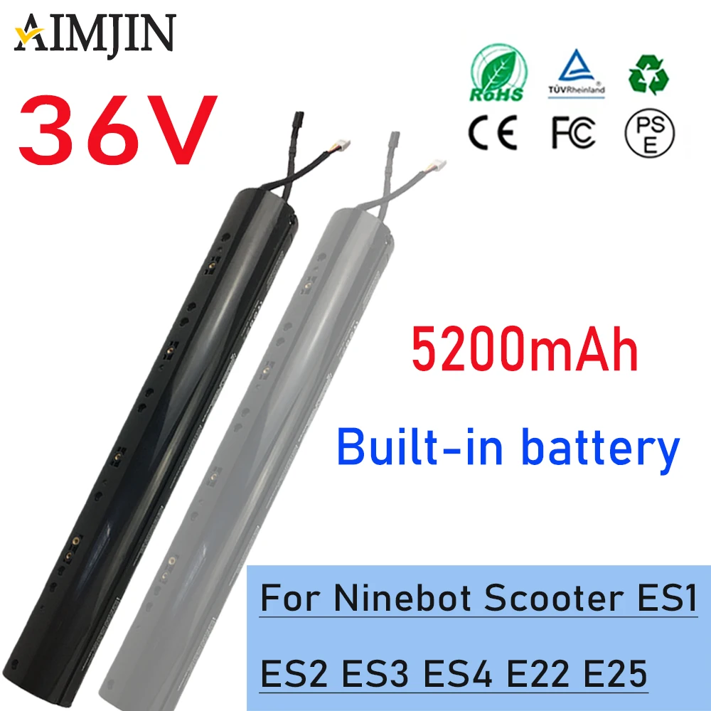 

For Ninebot 36V Scooter battery 5200mAh ES1 ES2 ES3 ES4 E22 E25 Intelligent Electric Scooter Internal Built In Battery
