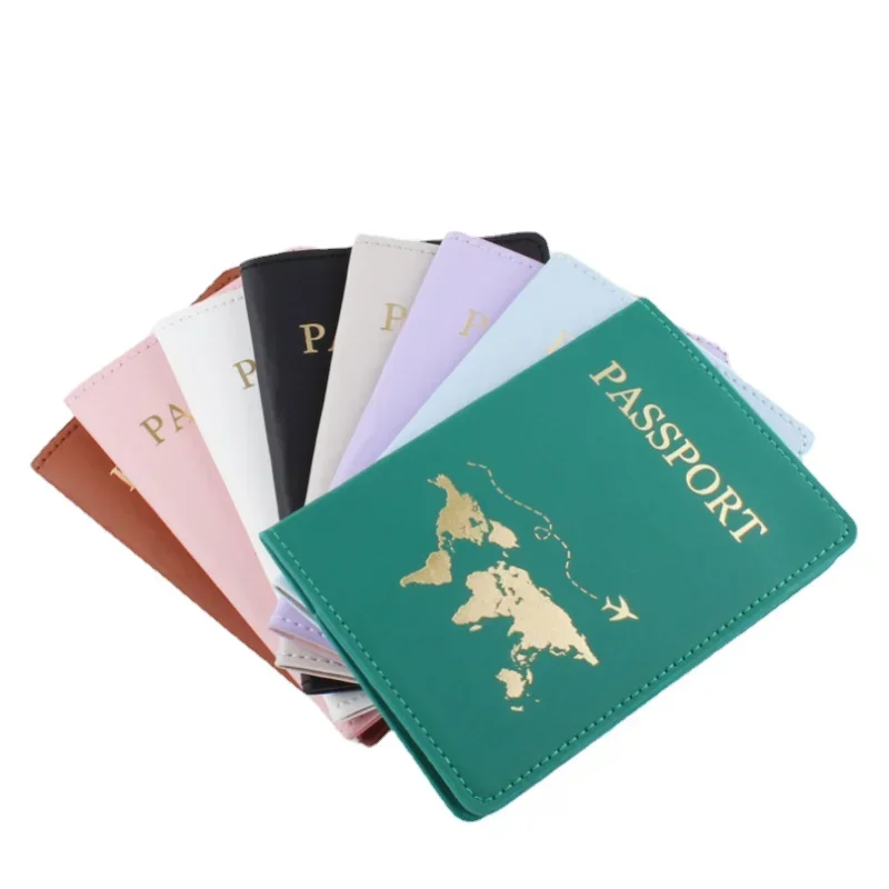 PU Leather Passport Cover Case with ID Credit Card Slot for Travel Accessories Passport Protector Sleeve Passports Bag Organizer