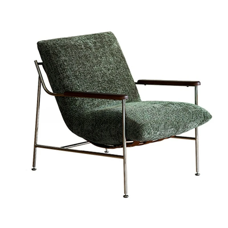 

Single chair Home living room Leisure sofa chair, soft bag retro recliner