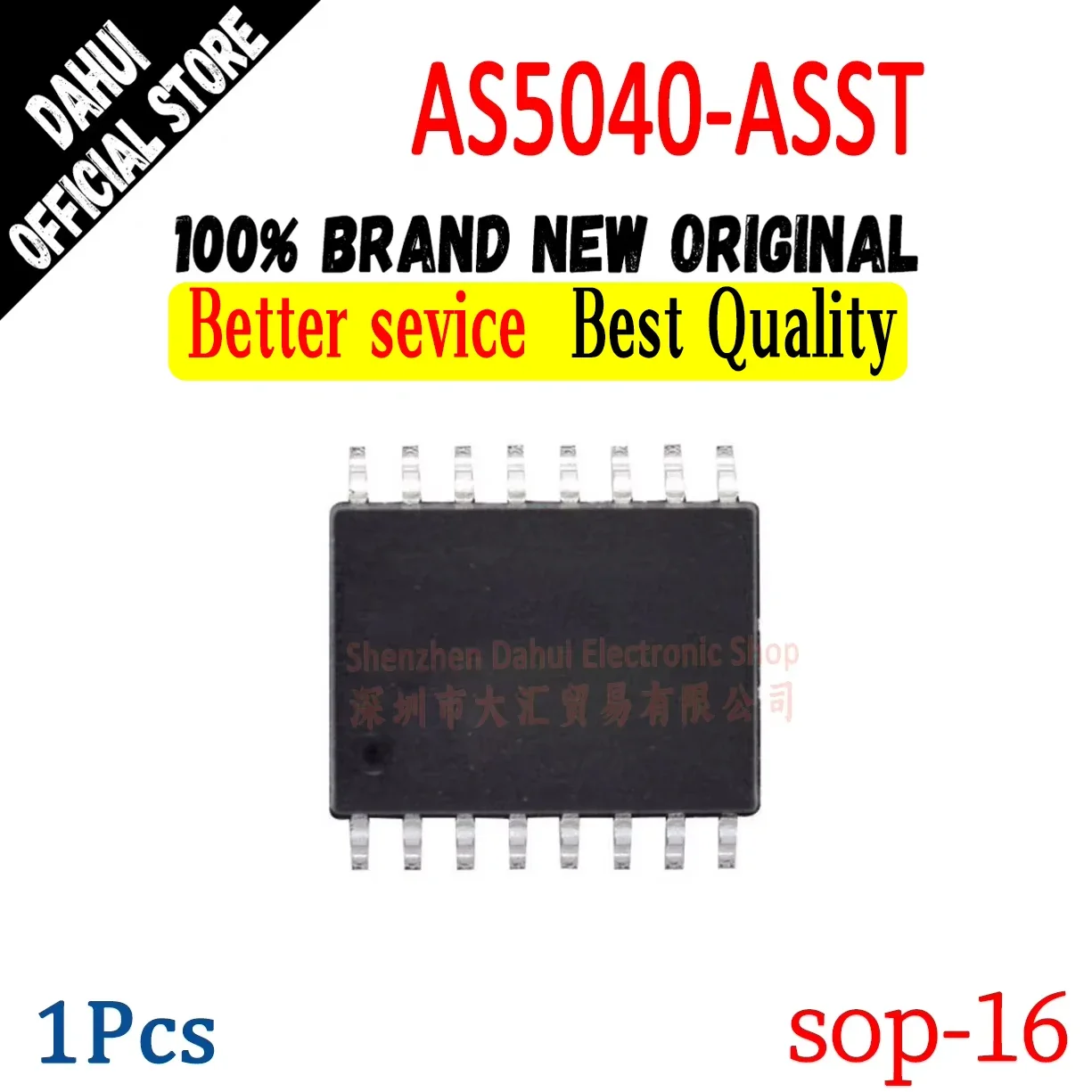 (1piece)100% New AS5040 AS5040-ASST sop-16 Chipset In Stock