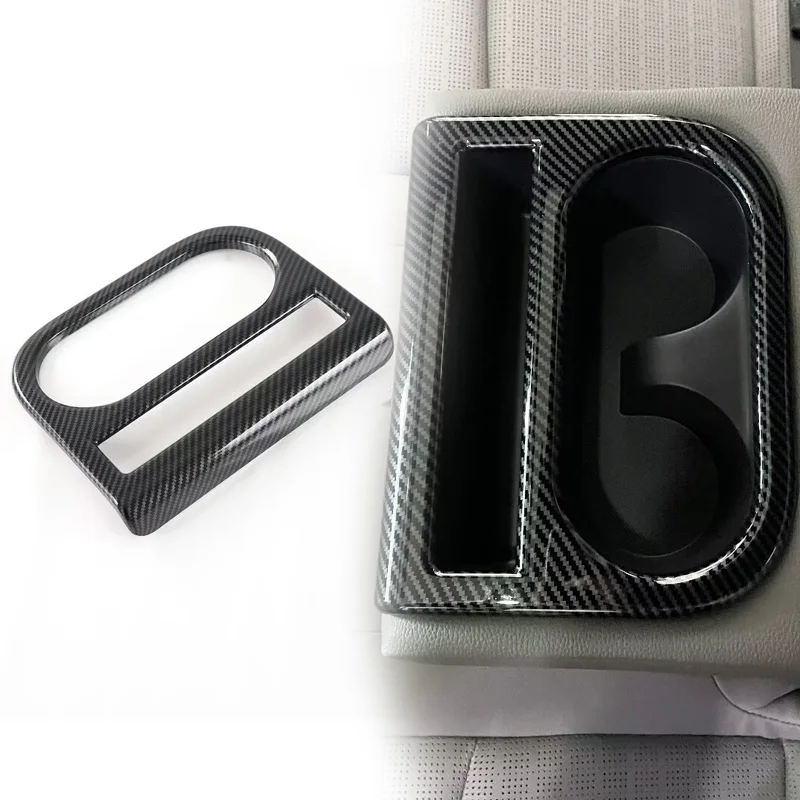 

For Toyota BZ4X 2023-2024 Accessories Rear Water Cup Panel Cover Frame Trim