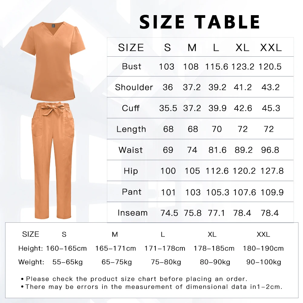 Uniformes cirúrgicos mulher moda arco cinto enfermagem esfrega conjunto uniforme médico calças superiores hospital ternos clínicos beleza spa roupas