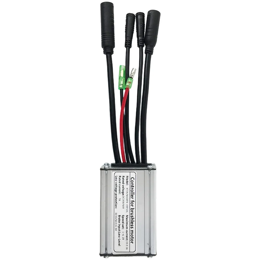 Electric Bicycle Brushless Controller 36V 48V For KT15A Sine Wave 15A Max Current for 250W 350W Systems with Front Light Wire