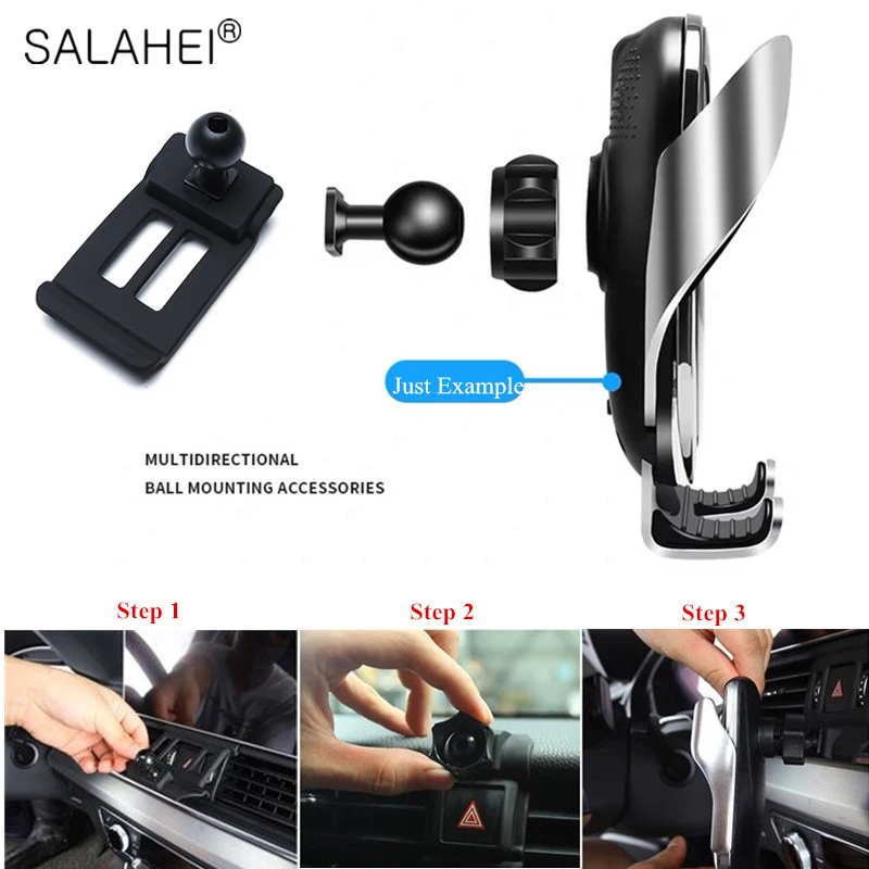 Mobile Phone Holder For Audi Q5 2017 2016 2015 2014 2013 2012 2011 2010 Dashboard Mount GPS Phone Holder Clip Clamp Stand In Car