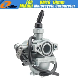 Motorcycle VM16 19mm Carburetor For MIKUNI VM16 Carb 50 70 90 100 110 cc Dirt Pit Bike Atv Quad Buggy Go Kart Monkey Motobike