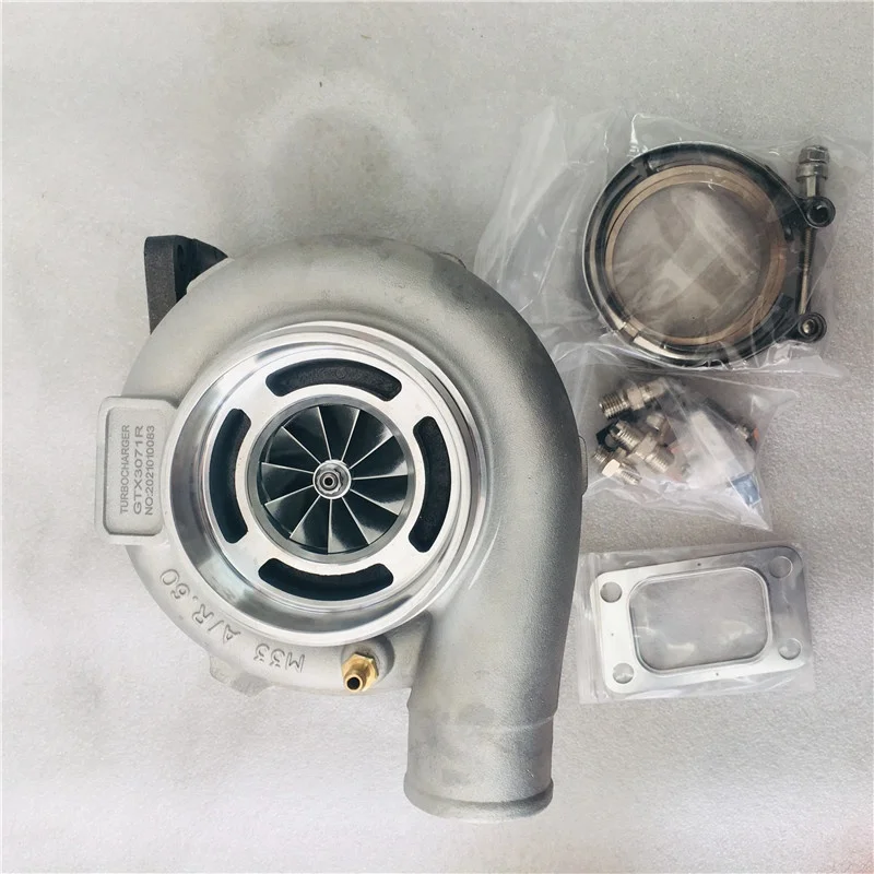 

Turbocharger GTX3071R T4 Interface Auto Engine Modification Parts for 1.5-3.0L Supercharger Modification Ball Bearing Impeller