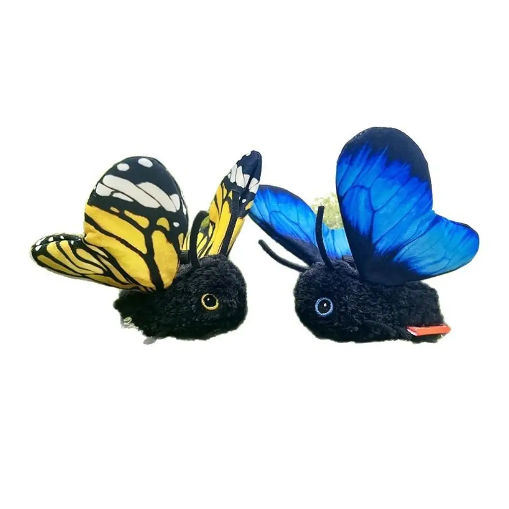 Rechargeable Automatic Cat Teaser Toy Multiple Modes Hanging Elastic String Butterfly Cat Teaser Bite-Resistant Washable