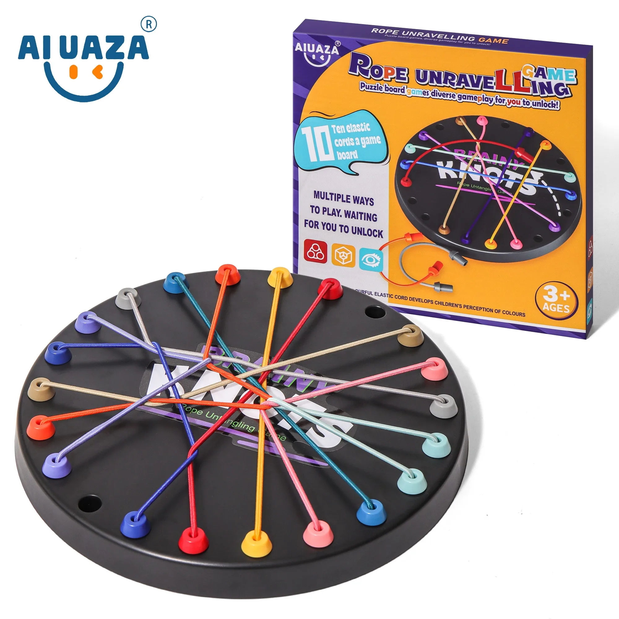

children's chain board game, unlock board games, party rope breaking challenge board games, parent-child interactive game