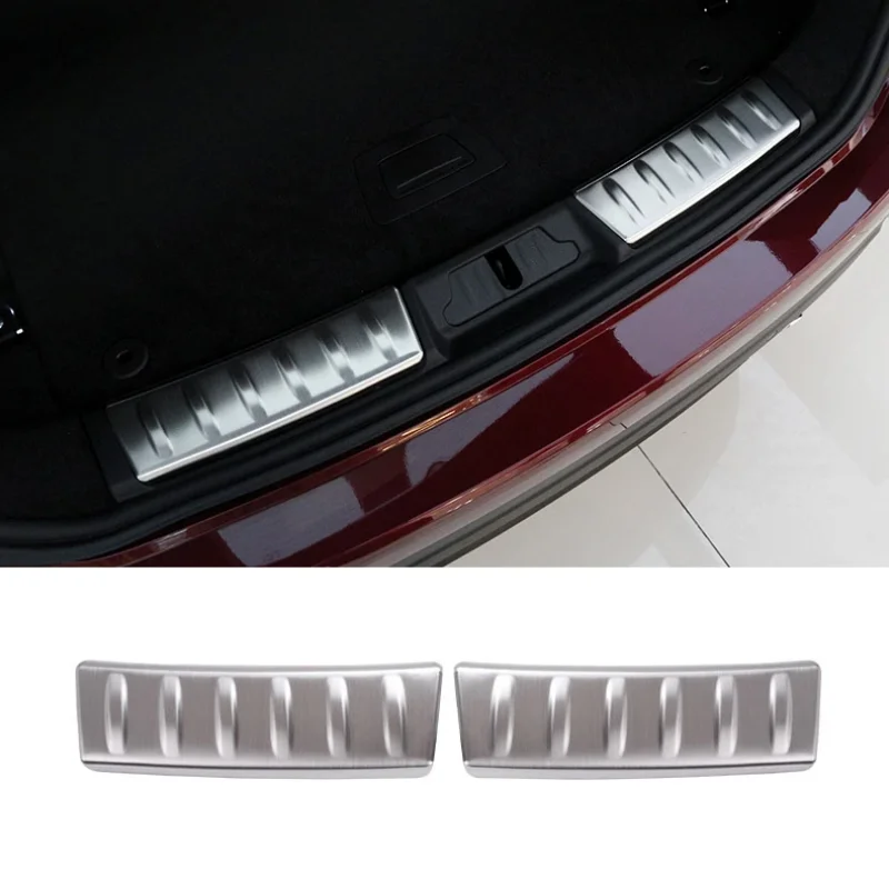 

For Jaguar F-Pace 2015-2020 Accessories Rear Trunk Bumper Protector Sill Plate Cover Trim Child Anti-Dirty Pad Bumper Door Sill