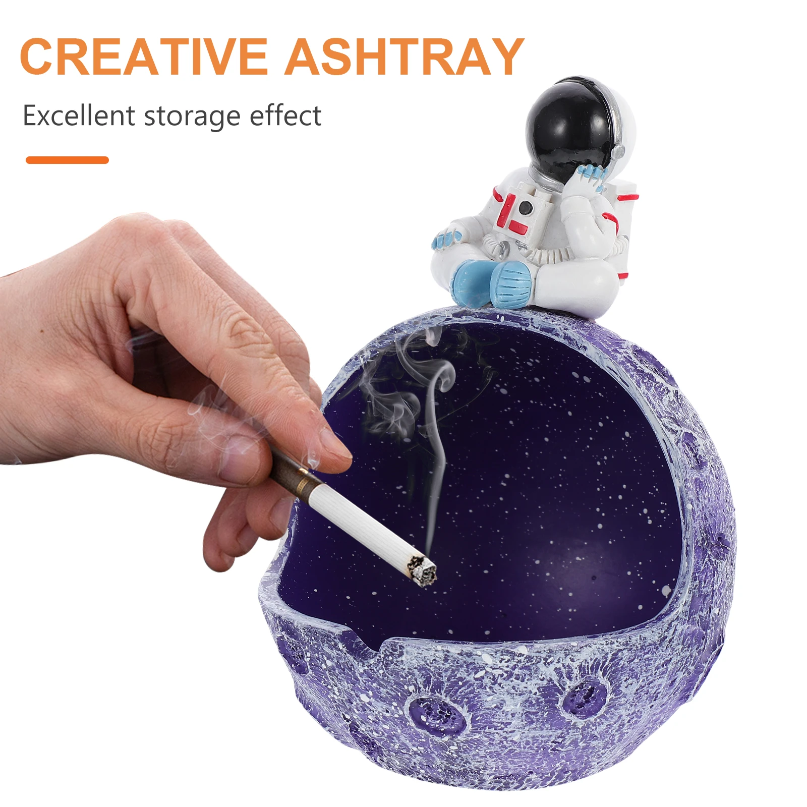 

Astronaut Ashtray Safe Materials Creative Cigar Small Objects Resin Father Gift