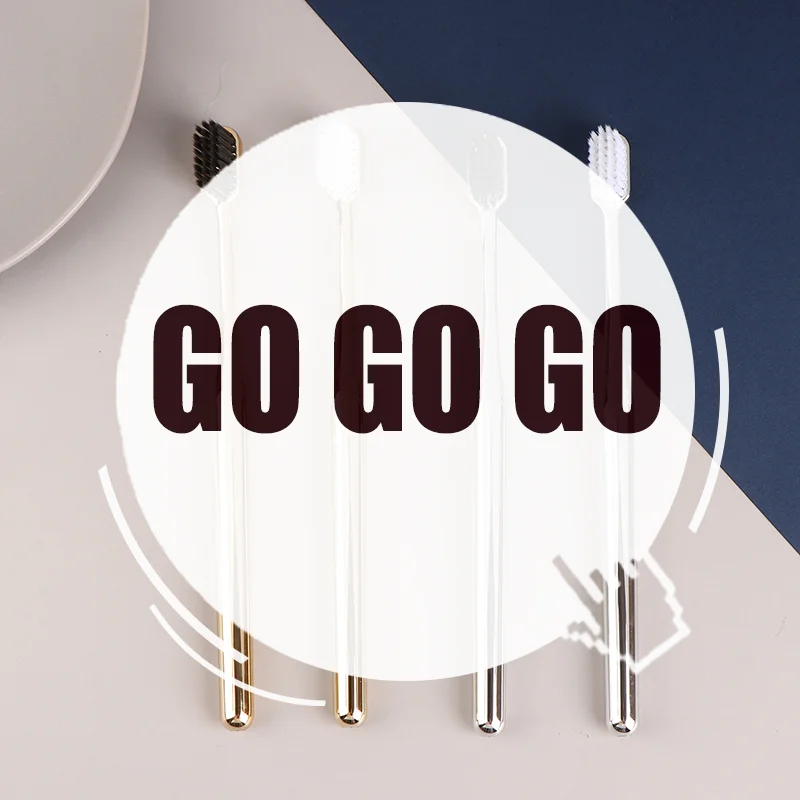 

1 шт. роскошная мягкая зубная щетка для мужчин и женщин, зубная щетка для взрослых, гальваническая зубная щетка золотого, серебряного цвета, зубные щетки