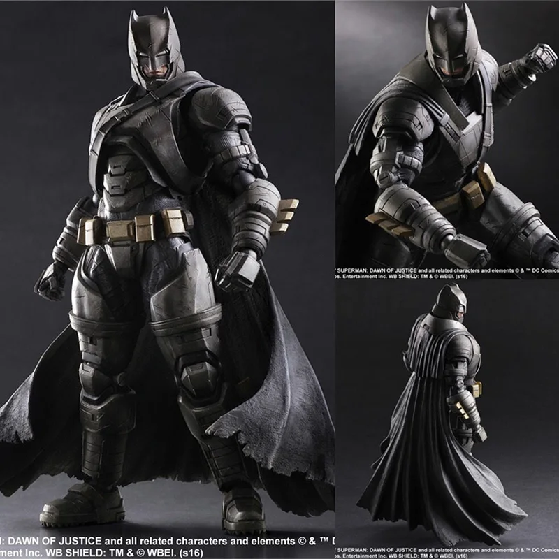 Play Arts Marvel Batman Фигурка Темный рыцарь Бэтмен Аниме Фигурка Модель Орнамент Игрушки Коллекционная модель Игрушки Подарки