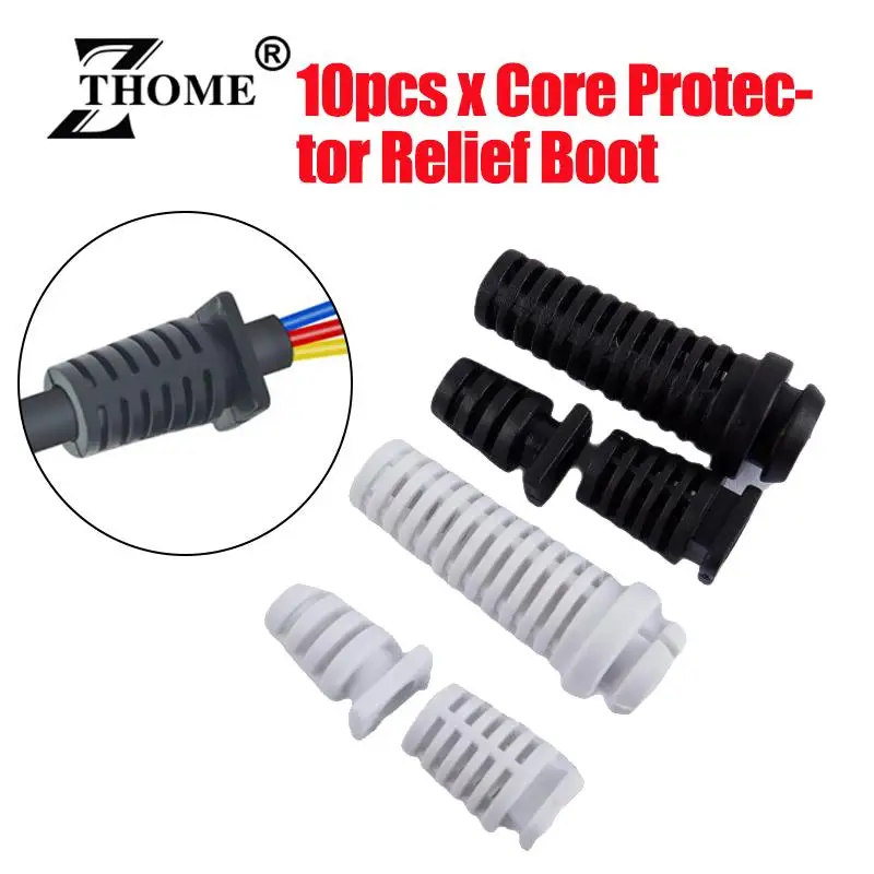 10pcs 4.6/5.2/6mm Cable Gland Connector Rubber Strain Relief Cord Boot Protector Wire Cable Sleeve Power Tool Cellphone Charger