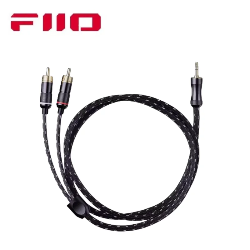 FiiO LR-3.5A Dual RCA Lotus Male Head Turn 3.5mm Male head High quality HiFi Audio Cable