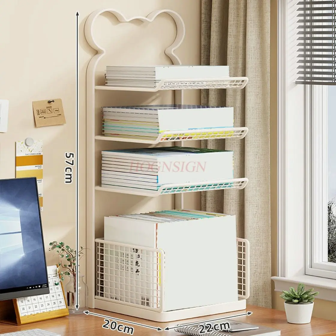 1pcs Subject classification storage rack, multi-layer book storage rack, student desk, standing storage rack