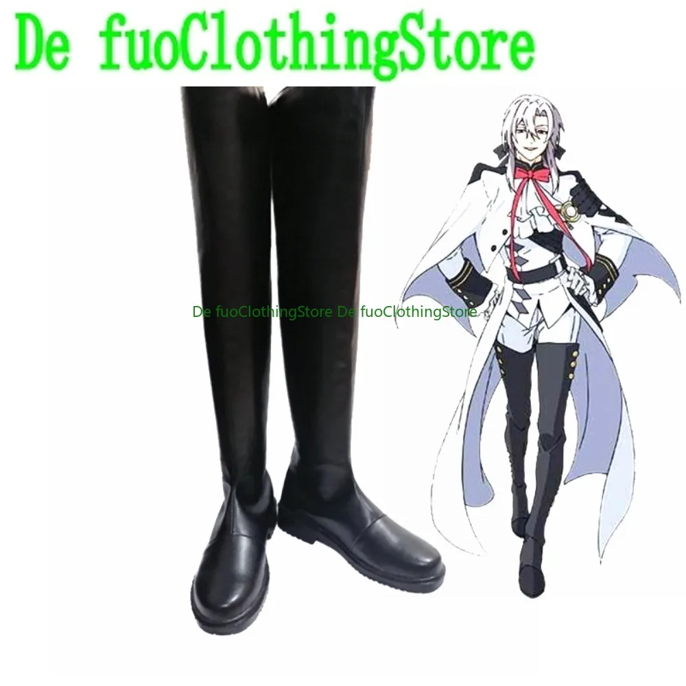

De Fuo Clothing Anime shoes Custom Cos Shoes Seraph of the End Mikaela Hyakuya Fried Barlowe Cosplay Shoes