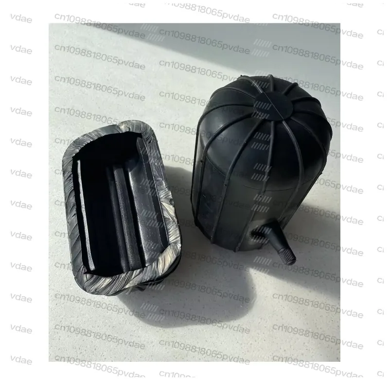 Automotive shock absorber, buffer airbag suspension