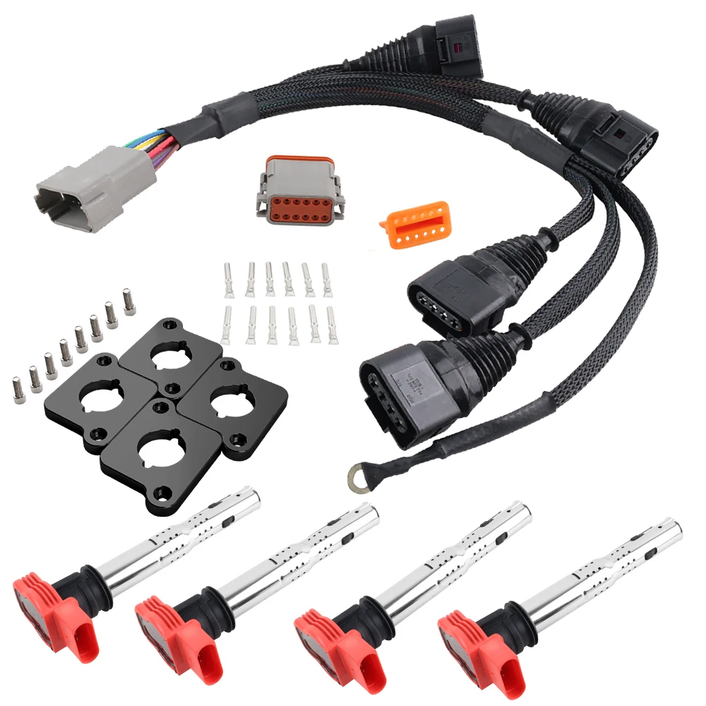 1.8T to 2.0T FSI R8 Ignition Coil Packs Conversion ICM FITS FSI for  Passat Golf Jetta A4 B5