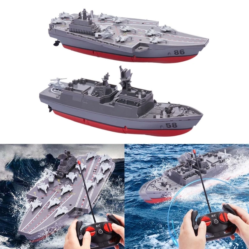 Remote Control Warships Boats for Adults and Kids Toy Gifts for Boys & Girls Pool Toy for Kids & Adults Marine Warships