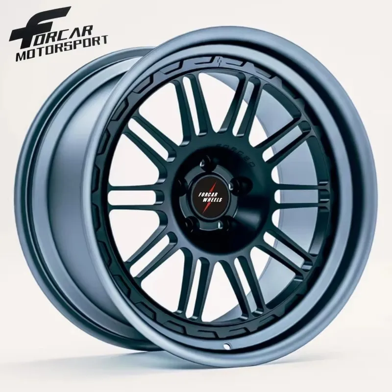 Popular Two-Piece Deep Dish Forged Aluminum T6061 Car Wheels 16-24 Inch Custom Design Aftermarket Auto Rims Made In China