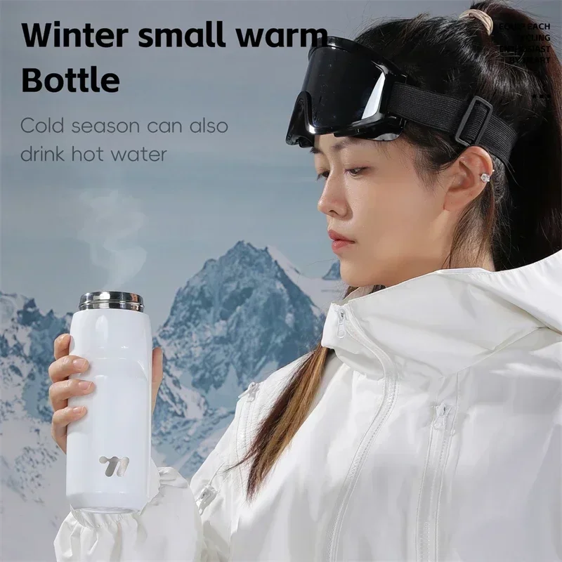 

WEST BIKING Cycling Water Bottle 550ml Food-Grade Stainless Steel Thermal Bottle Sports Metal Kettle Cold Water Insulated Bottle