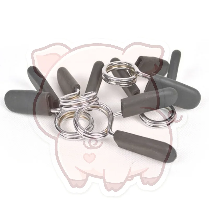 Barbell Clamp Spring Collar Clips Gym Weight Dumbbell Lock Kit Barbell Lock