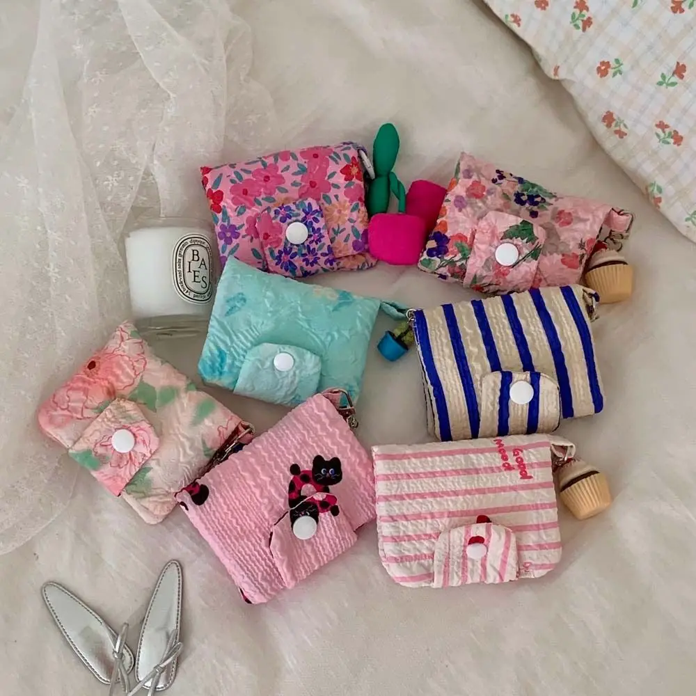 مزاجه قماش زهرة محفظة نسائية للعملات المعدنية فقاعة القماش الدب محفظة النقود الصغيرة متعددة الوظائف محفظة نسائية للعملات المعدنية القماش المغلف محافظ النساء
