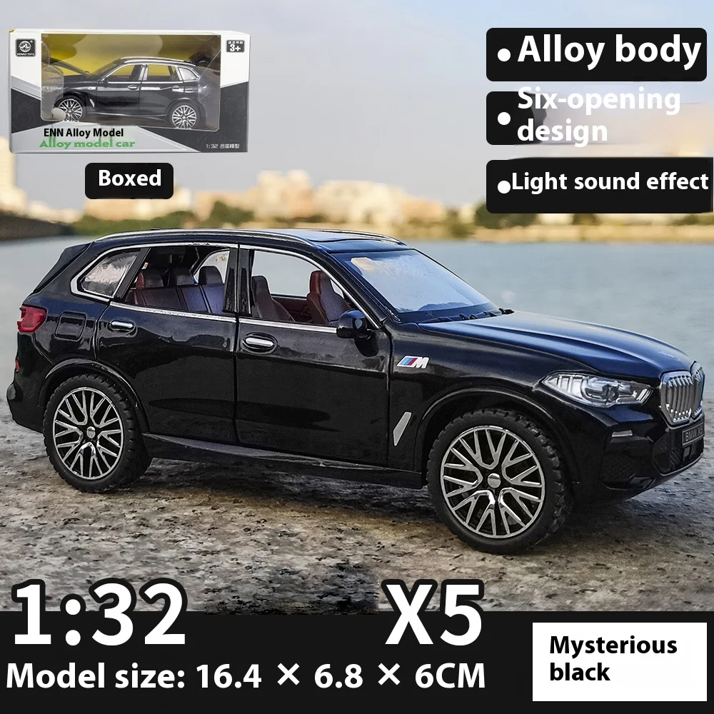 1:32 Scale X5 Alloy Car Model Toy with Lights & Sounds, Perfect Gift for Kids, Collectible Racing Replica image 3