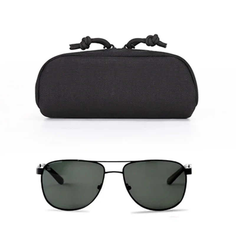 Caja de almacenamiento de gafas de sol portátil EVA, Protector de camuflaje táctico Molle, estuche para gafas, bolsa de accesorios EDC, bolsas para exteriores