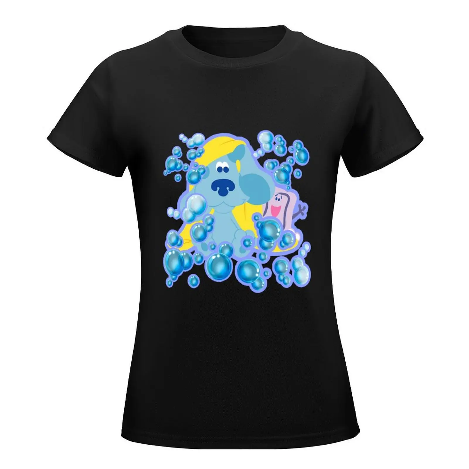 Blues clues bubble bath T-Shirt funny Female clothing t-shirts for Women graphic tees funny